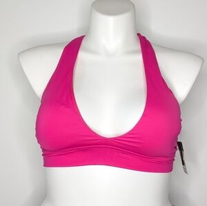NWT Lauren Ralph Lauren pink tie back bikini top 16